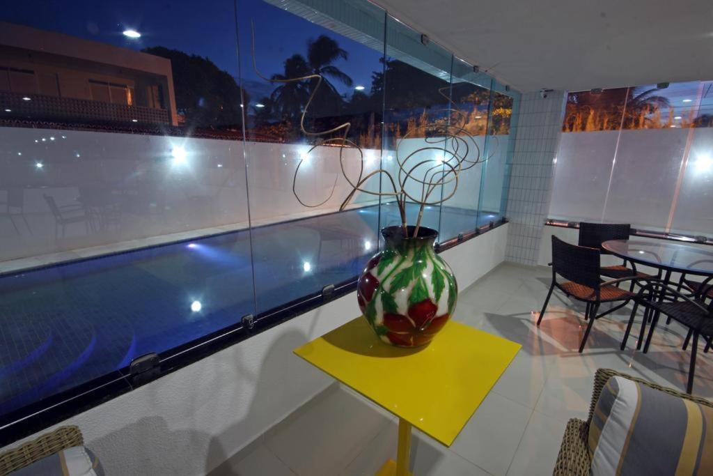 Flat No Hotel Carneiro De Tamandare ปรายา ดอส การ์เนย์รอส ภายนอก รูปภาพ