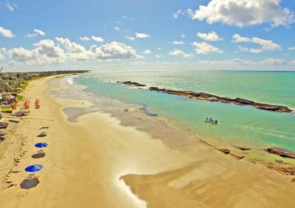 Flat No Hotel Carneiro De Tamandare ปรายา ดอส การ์เนย์รอส ภายนอก รูปภาพ