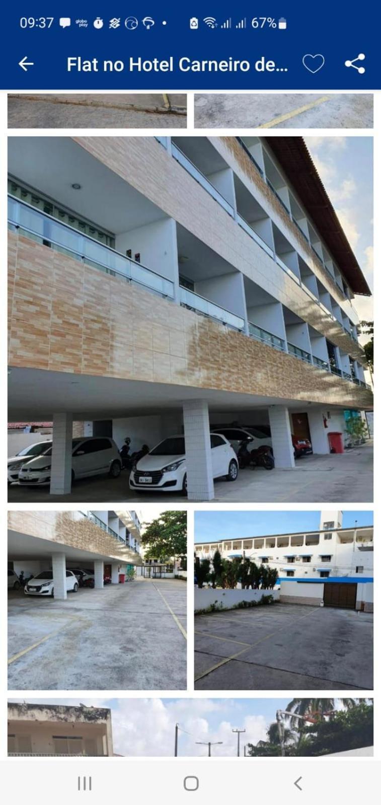 Flat No Hotel Carneiro De Tamandare ปรายา ดอส การ์เนย์รอส ภายนอก รูปภาพ